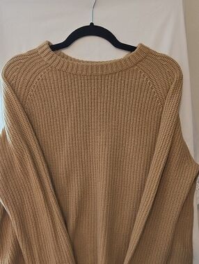 Jenni Kayne Camel Crewneck Sweater